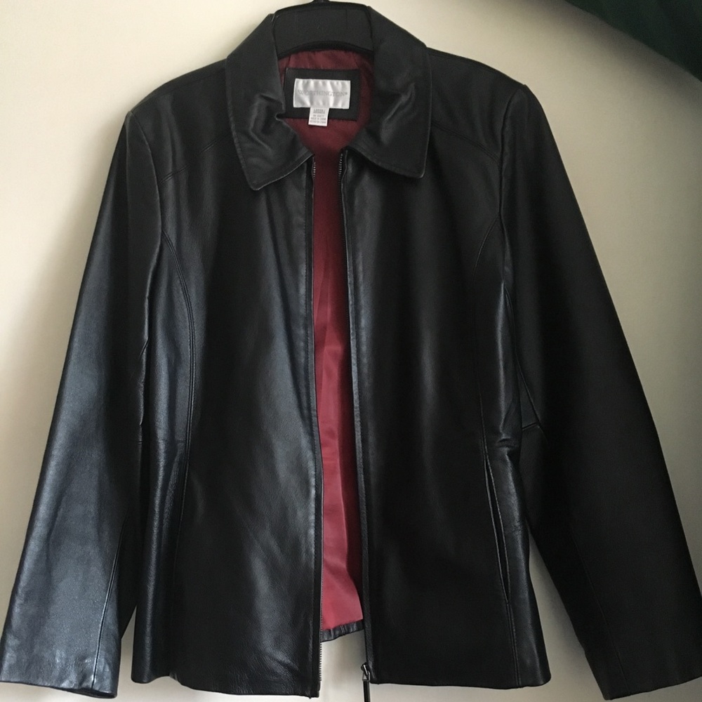 Black Lambskin Leather Jacket